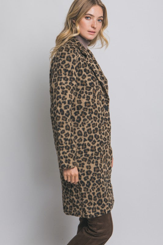 Emilee leopard print coat