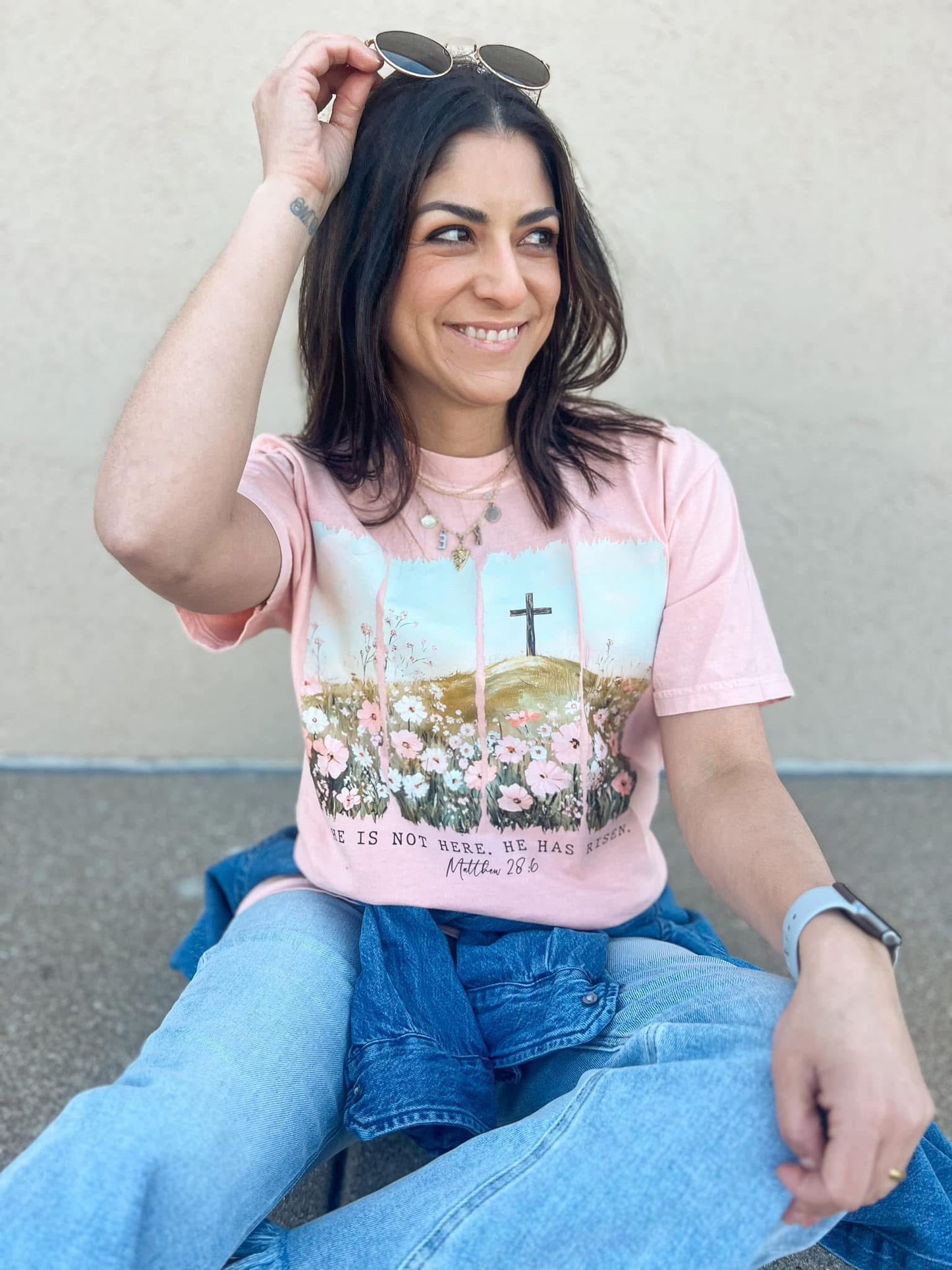 He has Risen comfort colors tee