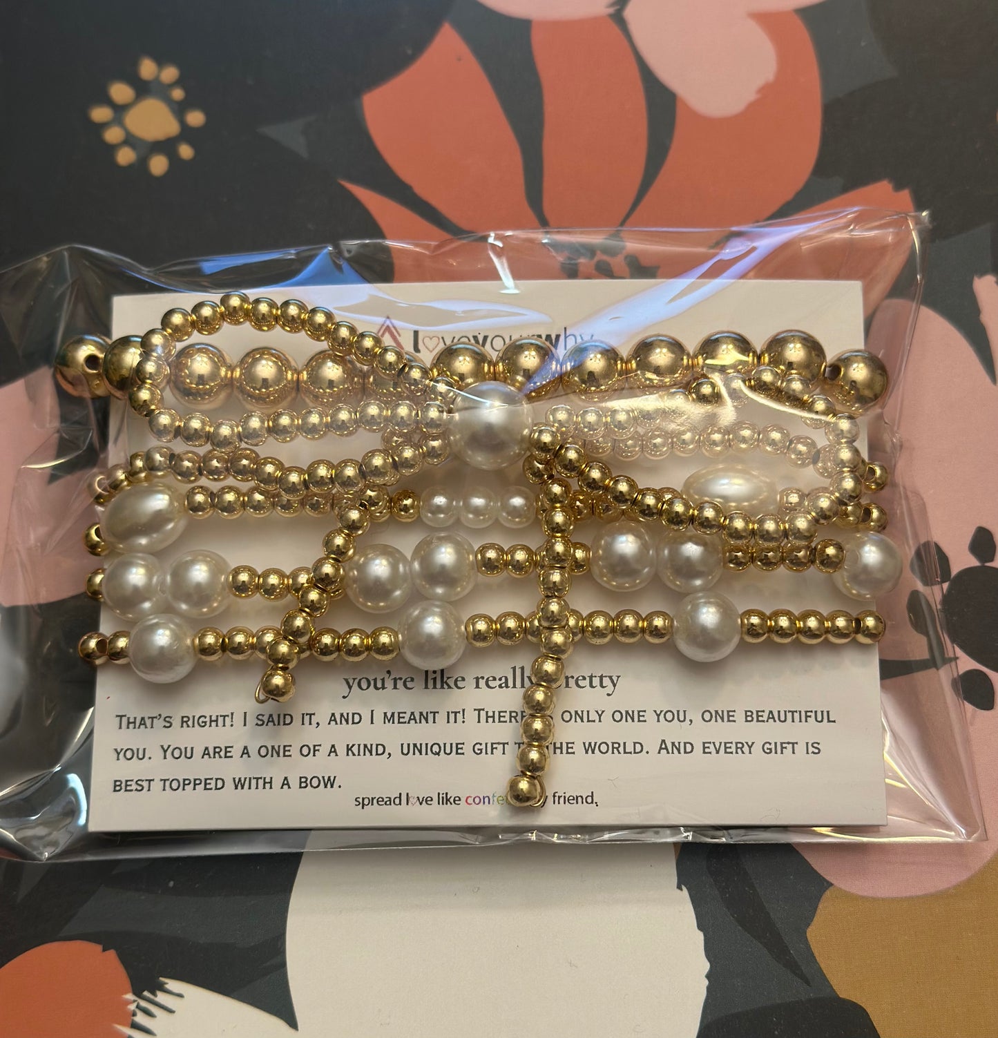 You’re like really pretty- bracelet set