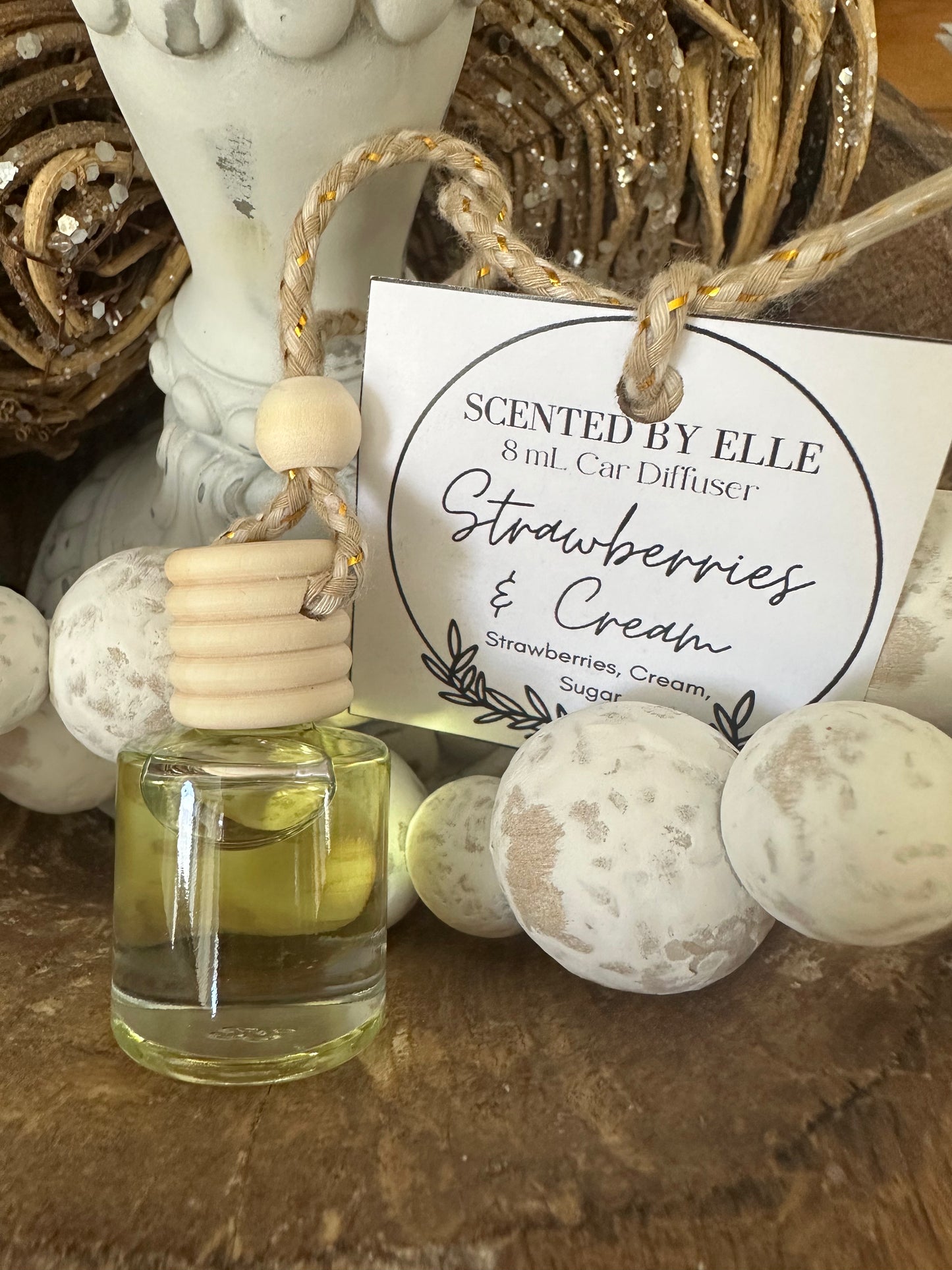 Car Diffuser- Strawberries & Cream