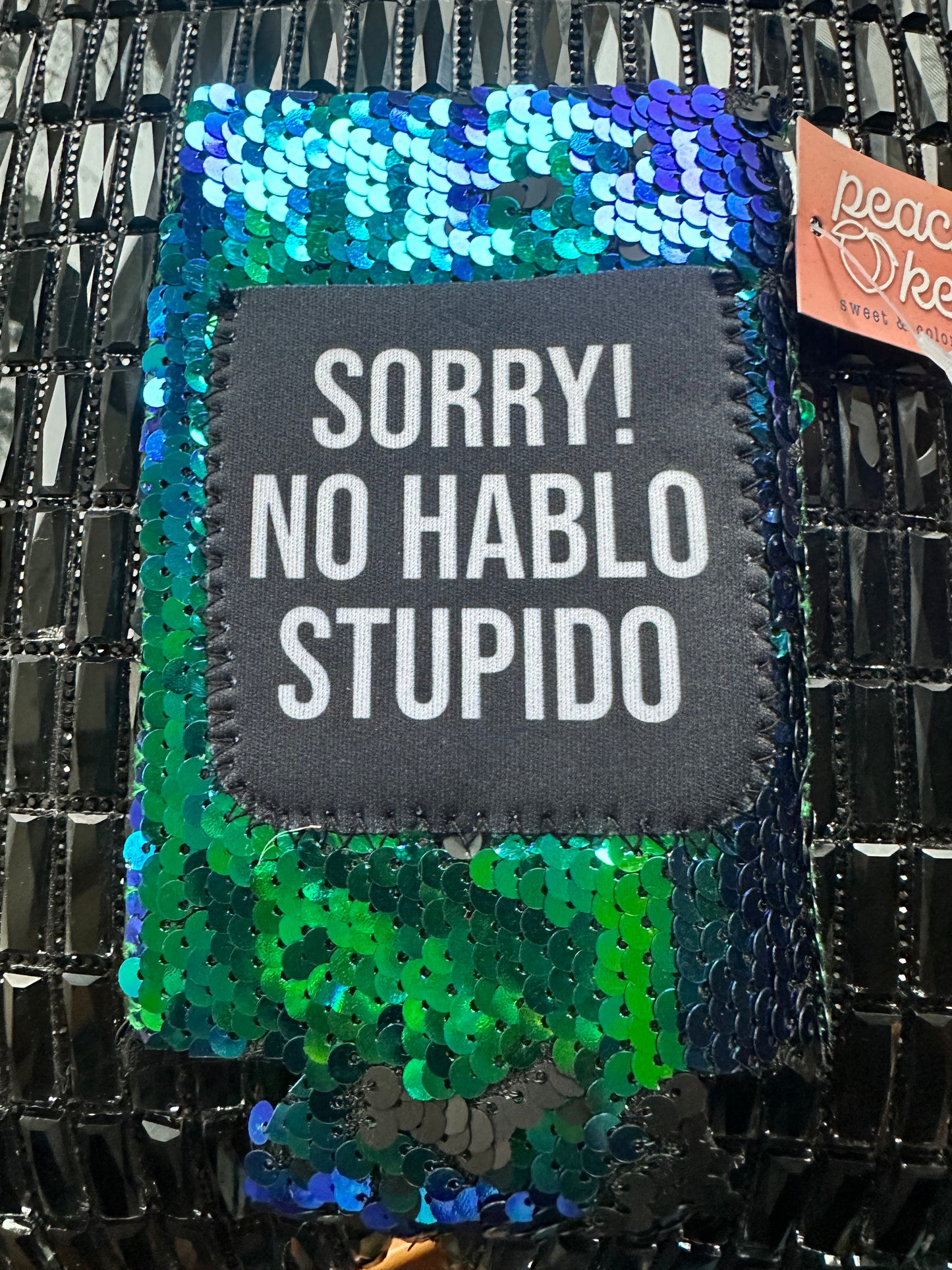 No Hablo stupido Koozie