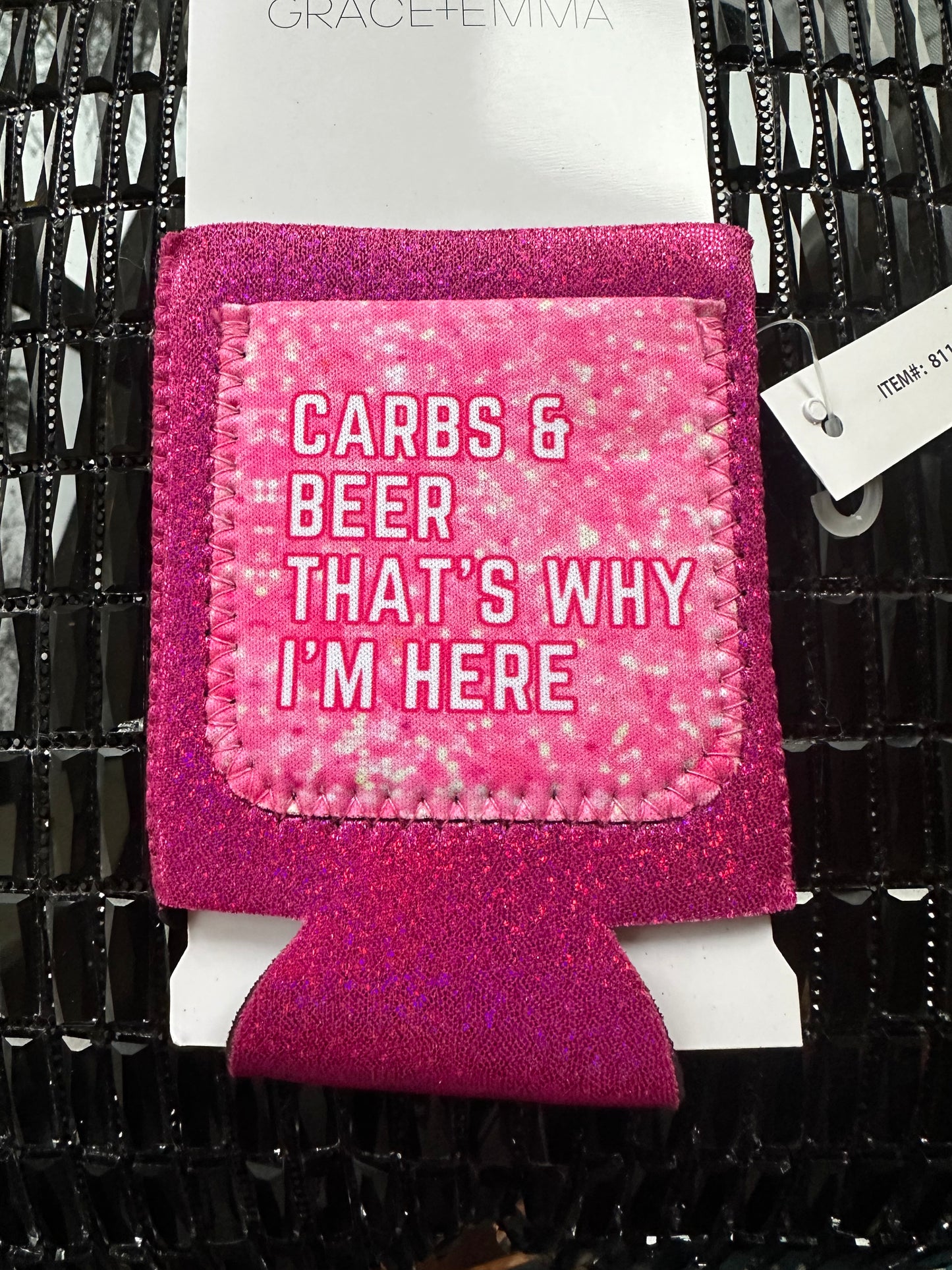 Carbs & beer Koozie