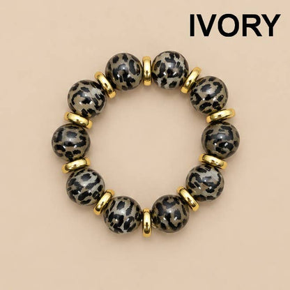 Theo Beaded Stretch Bracelet