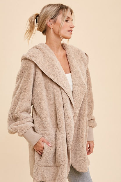 SO Soft Plush hooded jacket