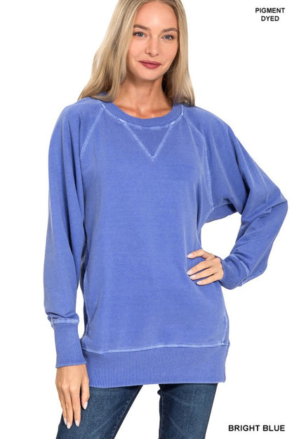 Bella french terry pullover with pockets