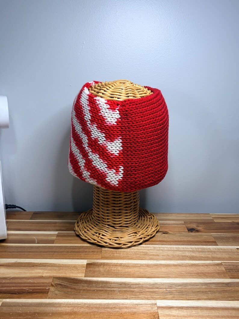 Scarlet Game Day Knit Headband, handmade in USA