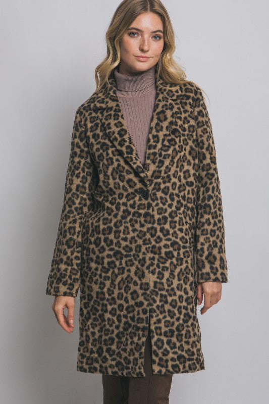Emilee leopard print coat