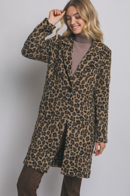 Emilee leopard print coat