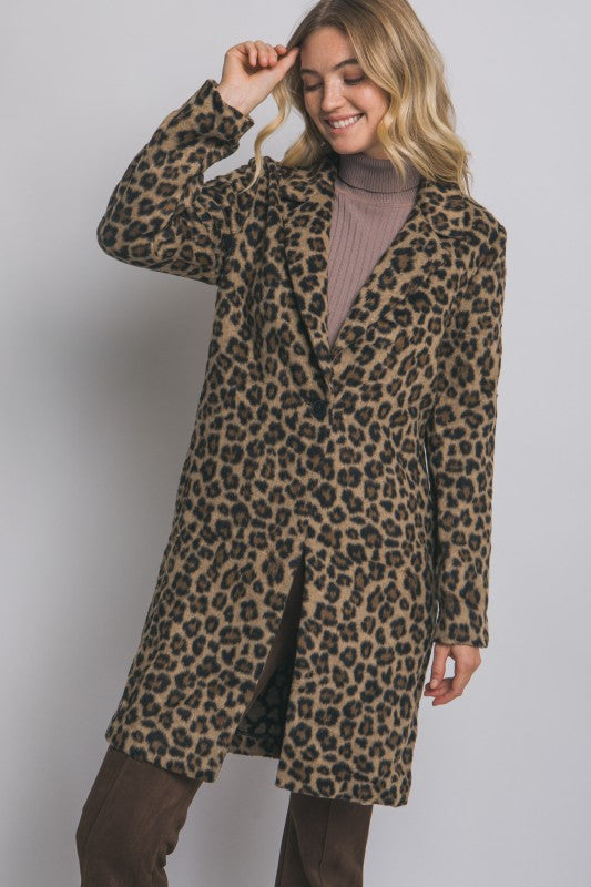 Emilee leopard print coat