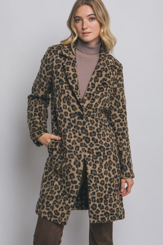 Emilee leopard print coat