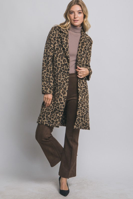 Emilee leopard print coat
