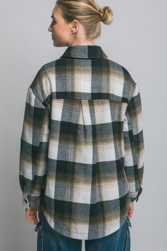 Grace sherpa lined jacket