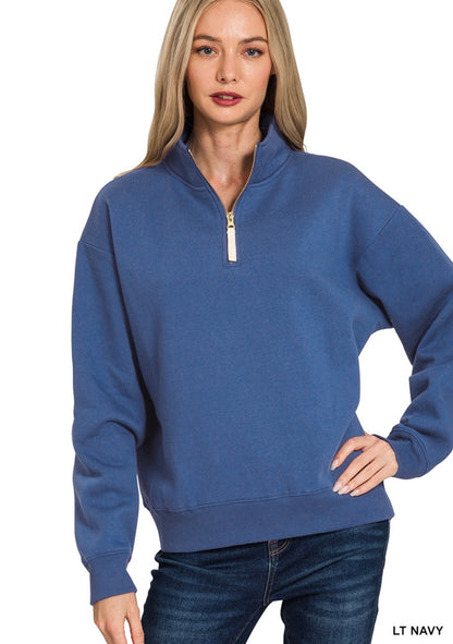 Maggie half zip sweatshirt
