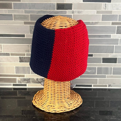 Red and Blue Knit Headband | Team Spirit Headband 