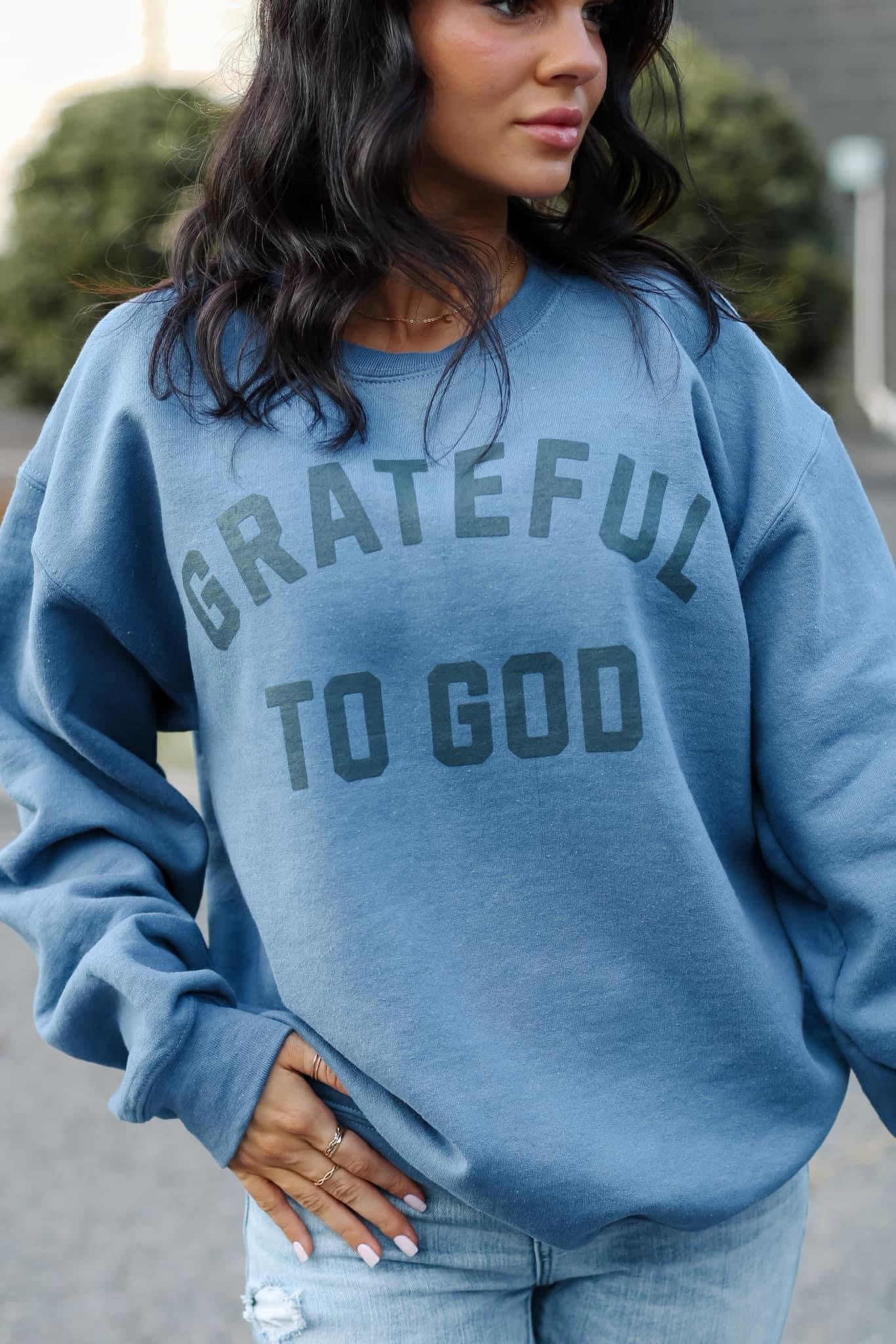 Grateful to God sweatshirt