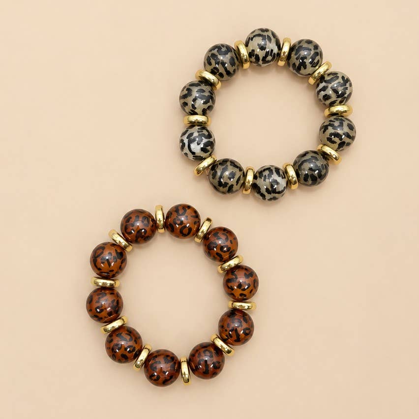 Theo Beaded Stretch Bracelet