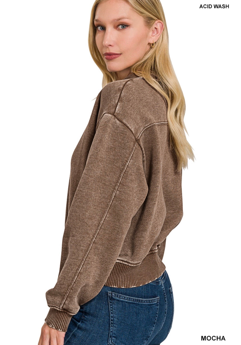 Olivia half zip pullover