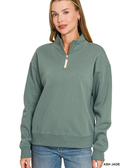 Maggie half zip sweatshirt