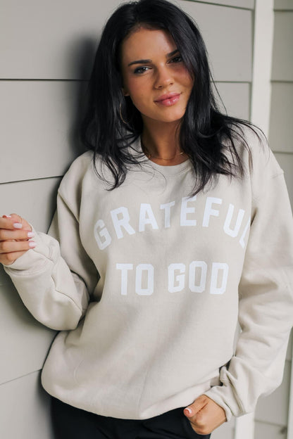 Grateful to God sweatshirt