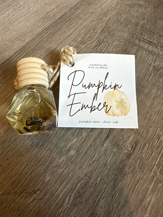 Car diffuser- Pumpkin Ember
