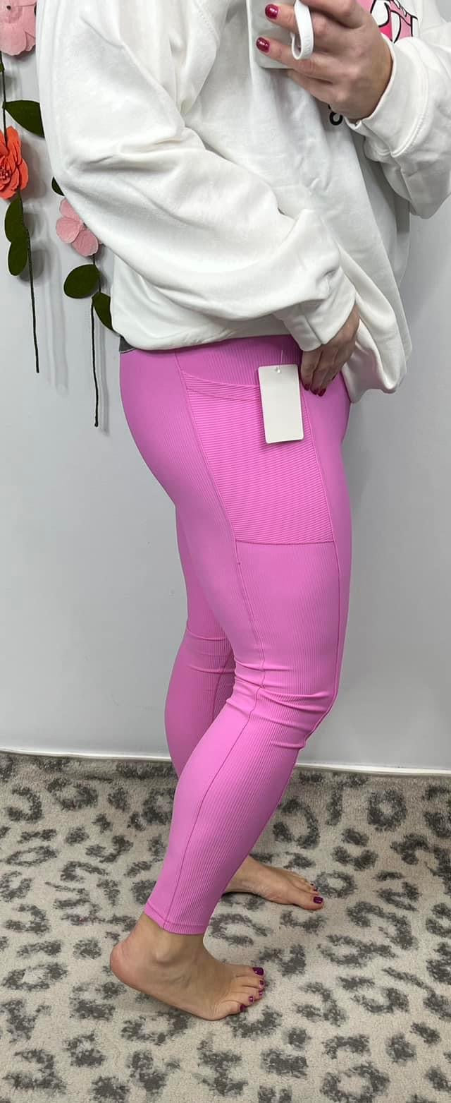 Max sculpt crossover ribbed leggings