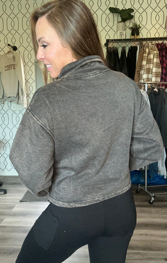 Melisa pullover- ash black