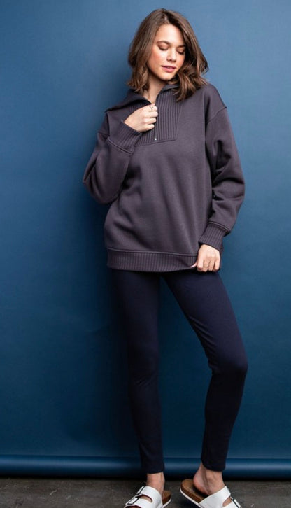 Rae sweatshirt- Charcoal