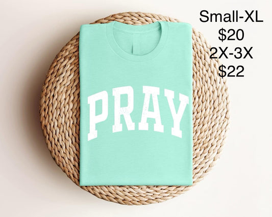 Pray tee- Mint