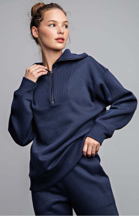 Rae sweatshirt- Navy