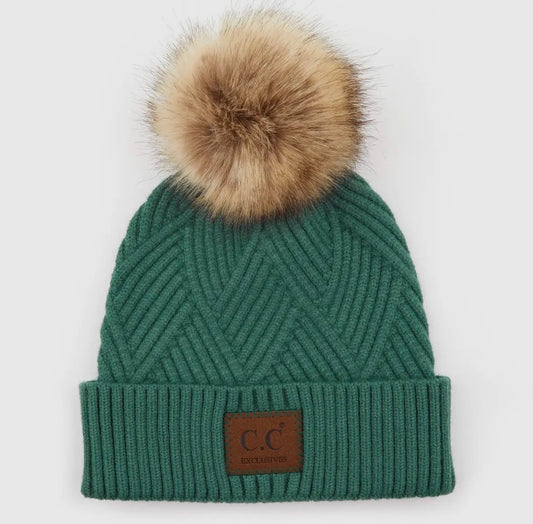 Sea green CC Beanie