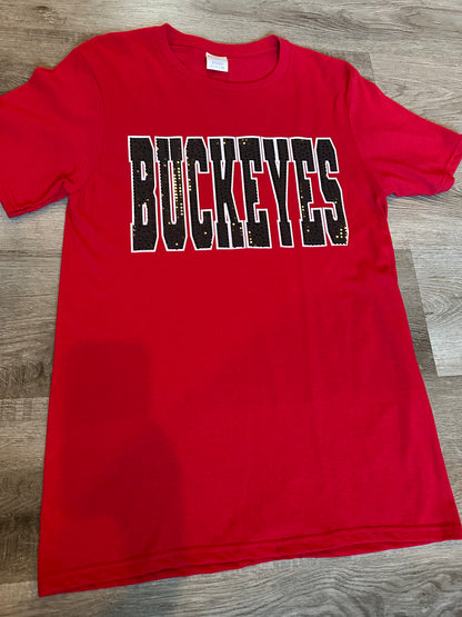 Buckeyes spangle tee