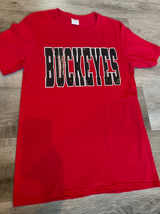 Buckeyes spangle tee