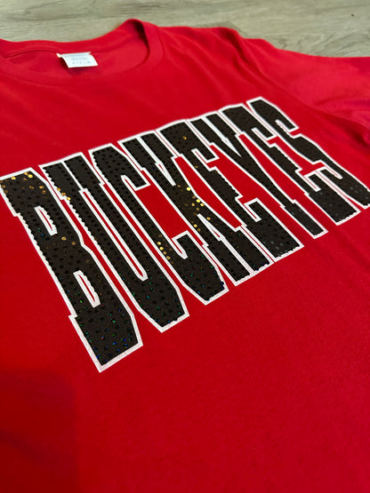 Buckeyes spangle tee
