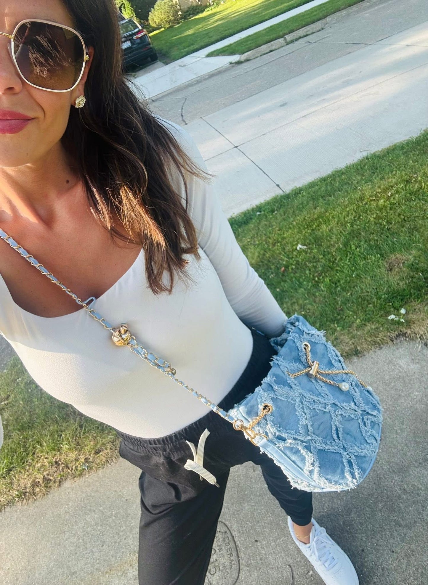 Jazzy denim purse
