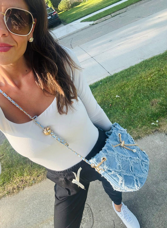 Jazzy denim purse