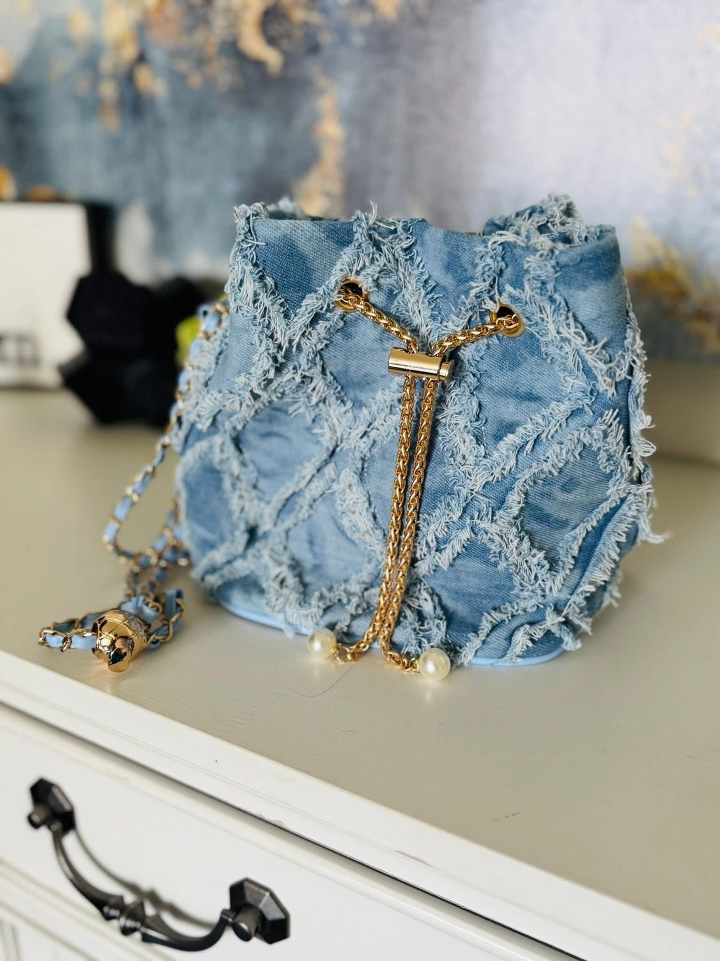 Jazzy denim purse