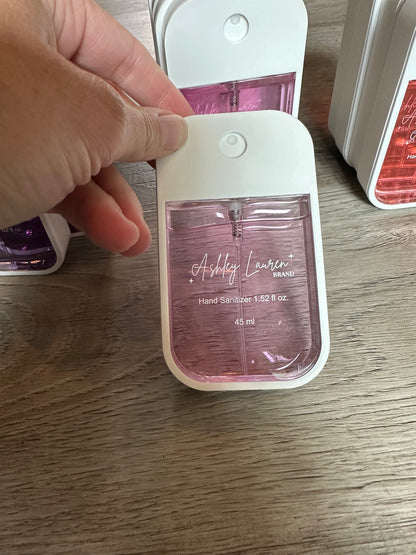 Hand sanitizer sprays