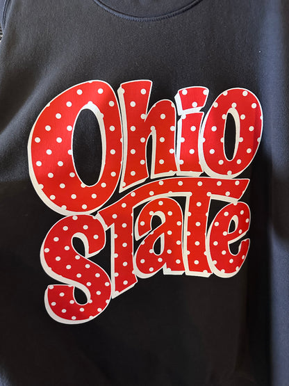Ohio polka dot CC crewneck