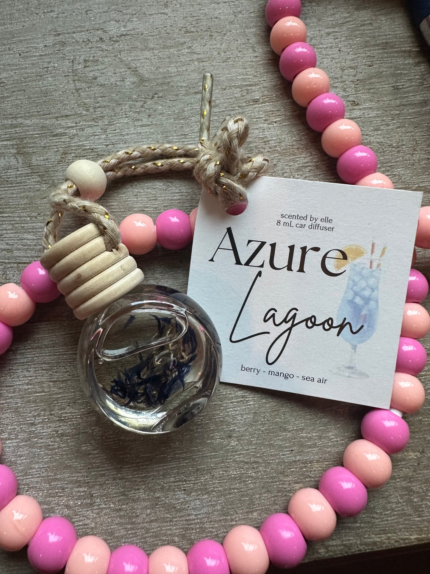 Car diffuser- Azure Lagoon