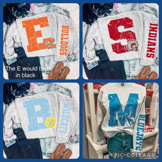 Mascot sleeve sweatshirt PREORDER