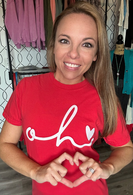 Ohio heart graphic tee