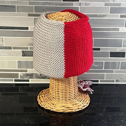 Scarlet Game Day Knit Headband, handmade in USA