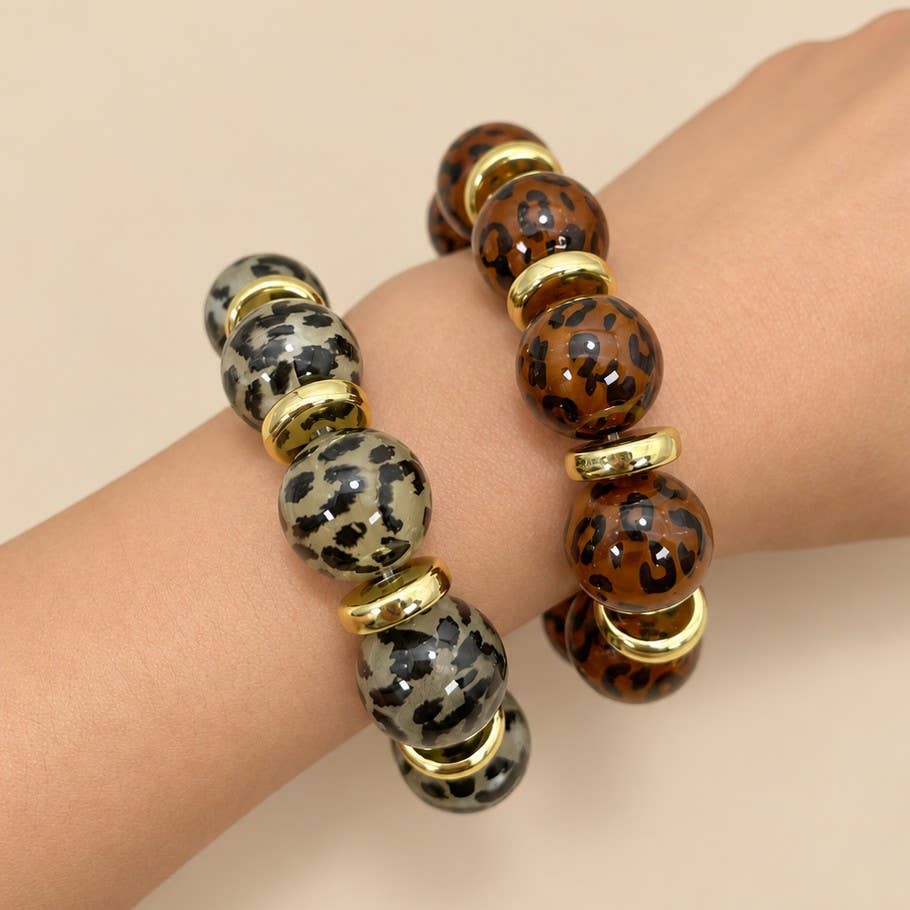 Theo Beaded Stretch Bracelet