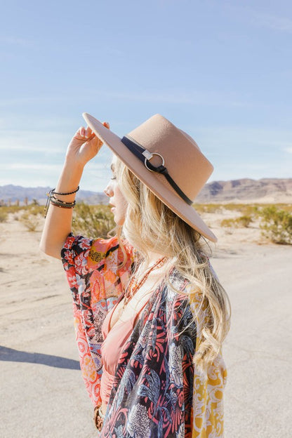 Tan Bolero Hat